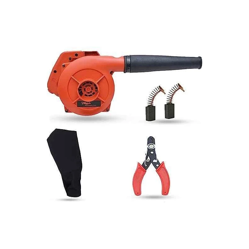 Hillgrove HGCM1078 800W Red Electric Air Blower with Carbon Brushes & Wire Cutter image-1