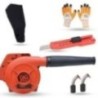 Hillgrove HGCM1136 800W Red Electric Air Blower with Carbon Brushes, Gloves & Utility Knife