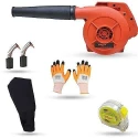 Hillgrove HGCM1125 800W Red Electric Air Blower with Carbon Brushes Gloves & Measuring Tape image-2