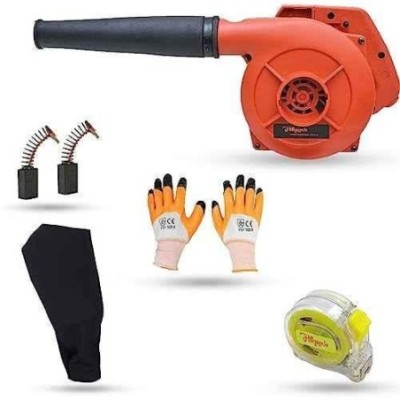 Hillgrove HGCM1125 800W Red Electric Air Blower with Carbon Brushes Gloves & Measuring Tape image-2