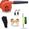 Hillgrove HGCM1129 800W Red Electric Air Blower with Carbon Brushes, Gloves & 2-in-1 Screwdriver