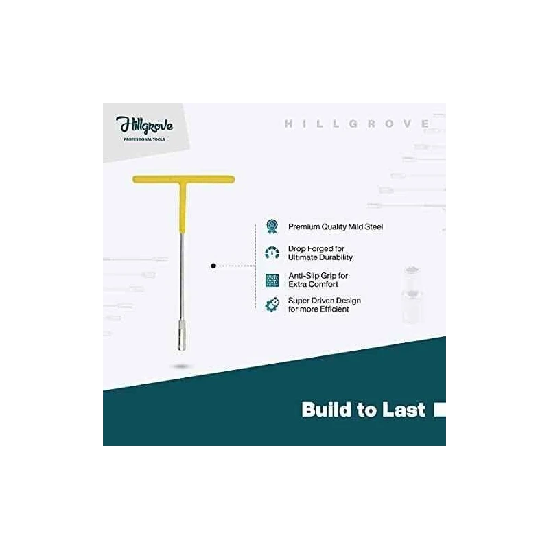 Hillgrove HGCM993 10-Piece Hex Allen Key Set with 4-Piece T-Spanner Set image-5