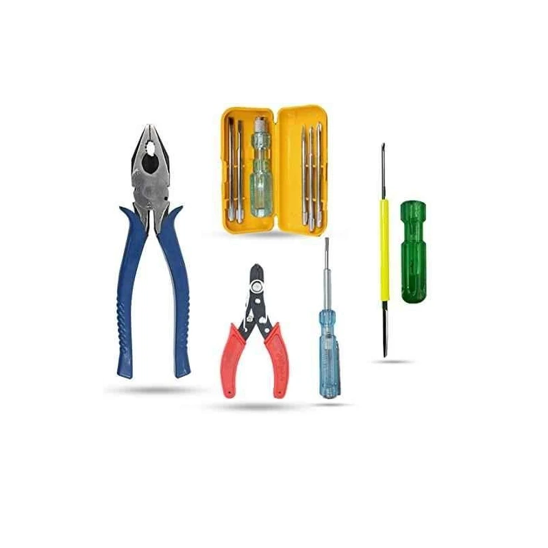 Hillgrove HGCM892 8-Inch Combination Plier with 5-in-1 Screwdriver Wire Cutter Line Tester & 2-in-1 Screwdriver image-5