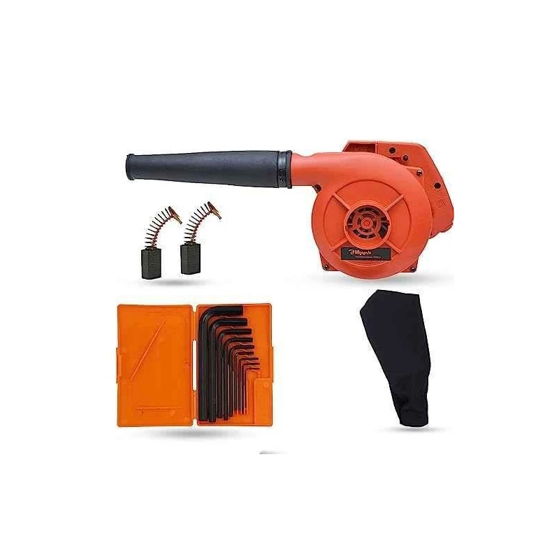 Hillgrove HGCM1064 800W Red Electric Air Blower with Carbon Brushes & 9-Piece Allen Key Set image-1