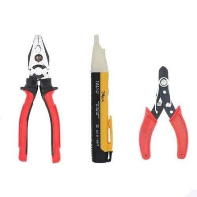 Hillgrove HGCM208M1 Non-Contact Electrical Voltage Tester with Wire Cutter & 8-Inch Plier image-1