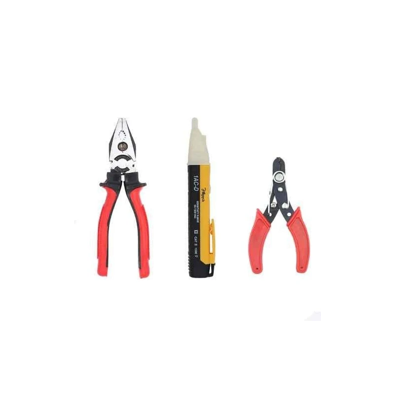Hillgrove HGCM208M1 Non-Contact Electrical Voltage Tester with Wire Cutter & 8-Inch Plier image-1