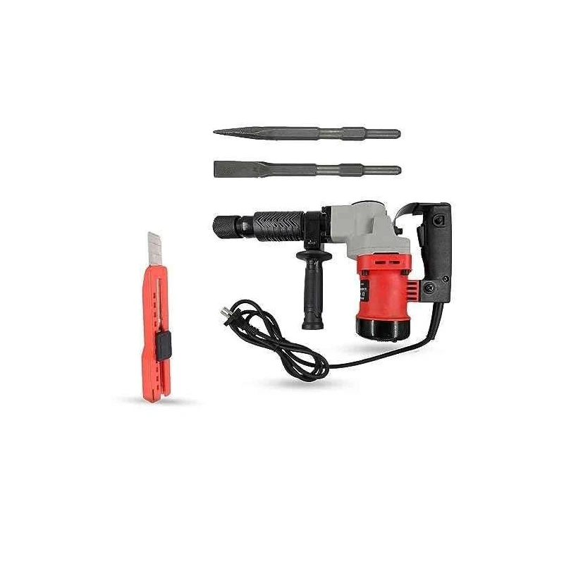 Hillgrove HGCM1385 1200W Demolition Hammer Concrete Breaker with 2 Bits & Utility Knife image-6