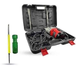 Hillgrove HGCM1380 1200W Demolition Hammer Concrete Breaker with 2 Bits & 2-in-1 Screwdriver image-1