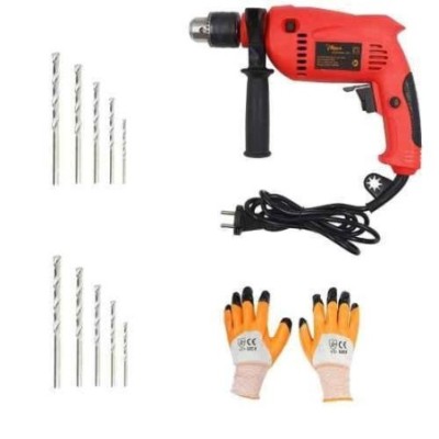 Hillgrove HGCM226M1 700W 13mm Drill Machine with 10 Masonry Drill Bits & Gloves image-3
