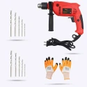 Hillgrove HGCM226M1 700W 13mm Drill Machine with 10 Masonry Drill Bits & Gloves image-6