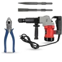Hillgrove HGCM1379 1200W Demolition Hammer Concrete Breaker with 2 Bits & 8-Inch Plier image-1