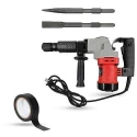 Hillgrove HGCM1395 1200W Demolition Hammer Concrete Breaker with 2 Bits & Electrical Tape image-4