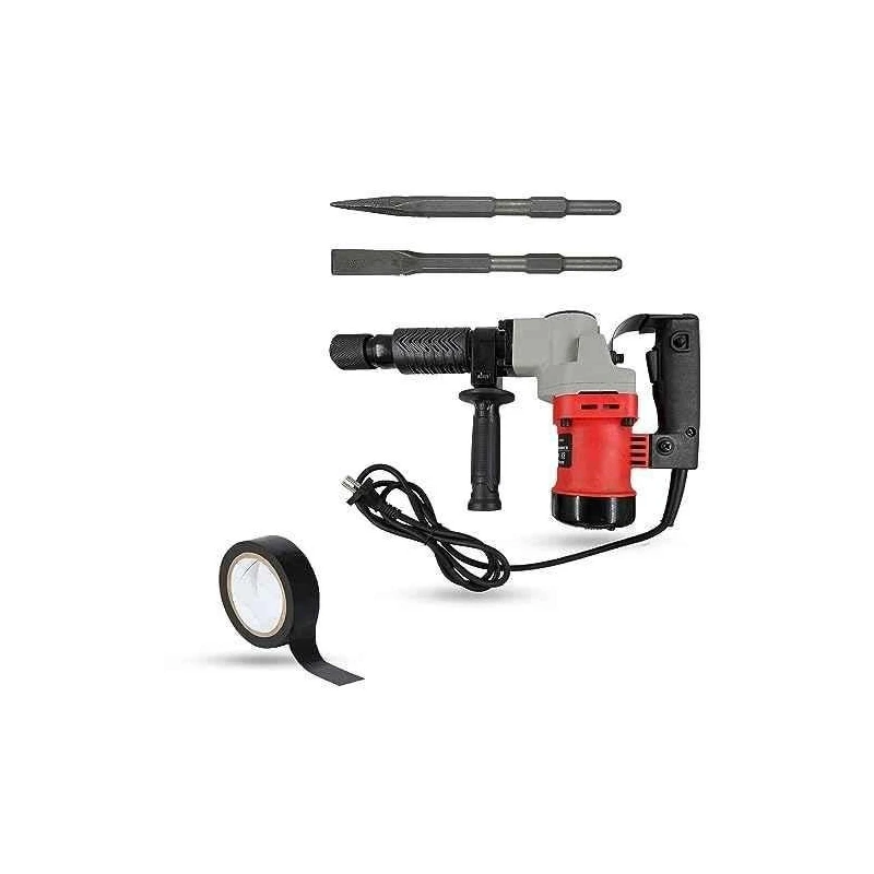 Hillgrove HGCM1395 1200W Demolition Hammer Concrete Breaker with 2 Bits & Electrical Tape image-4