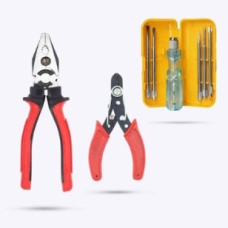 Hillgrove HGCM386M1 8-Inch Combination Lineman Plier with Wire Cutter & 5-in-1 Screwdriver image-1