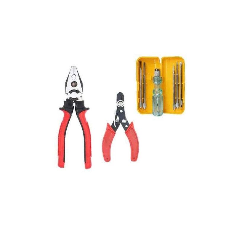 Hillgrove HGCM386M1 8-Inch Combination Lineman Plier with Wire Cutter & 5-in-1 Screwdriver image-5