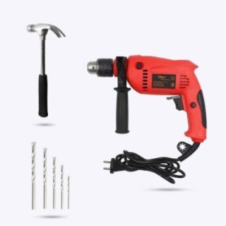Hillgrove HGCM222M1 700W 13mm Drill Machine with 5 Masonry Drill Bits & Claw Hammer image-4