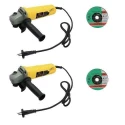 Hillgrove HGCM267M1 850W 100mm Angle Grinder with Grinding Wheel (Pack of 2) image-1