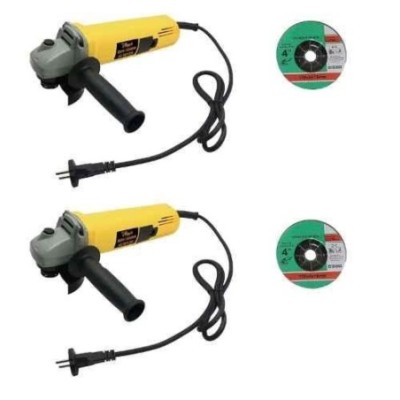 Hillgrove HGCM267M1 850W 100mm Angle Grinder with Grinding Wheel (Pack of 2) image-1