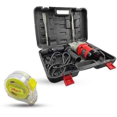 Hillgrove HGCM1390 1200W Demolition Hammer Concrete Breaker with 2 Bits & Measuring Tape image-3