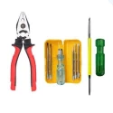Hillgrove HGCM379M1 8-Inch Lineman Plier with Phillips 2-in-1 & 5-in-1 Screwdriver Kits image-1