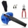 Hillgrove HGCM1030 800W Blue Electric Air Blower with Carbon Brushes & 8-Inch Plier