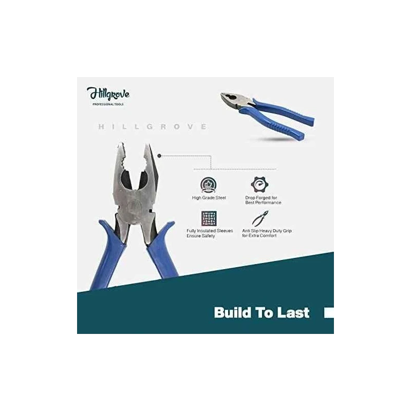 Hillgrove HGCM1010 46-Piece 1/4-Inch Ratchet Socket Spanner Set with 8-Inch Plier image-4