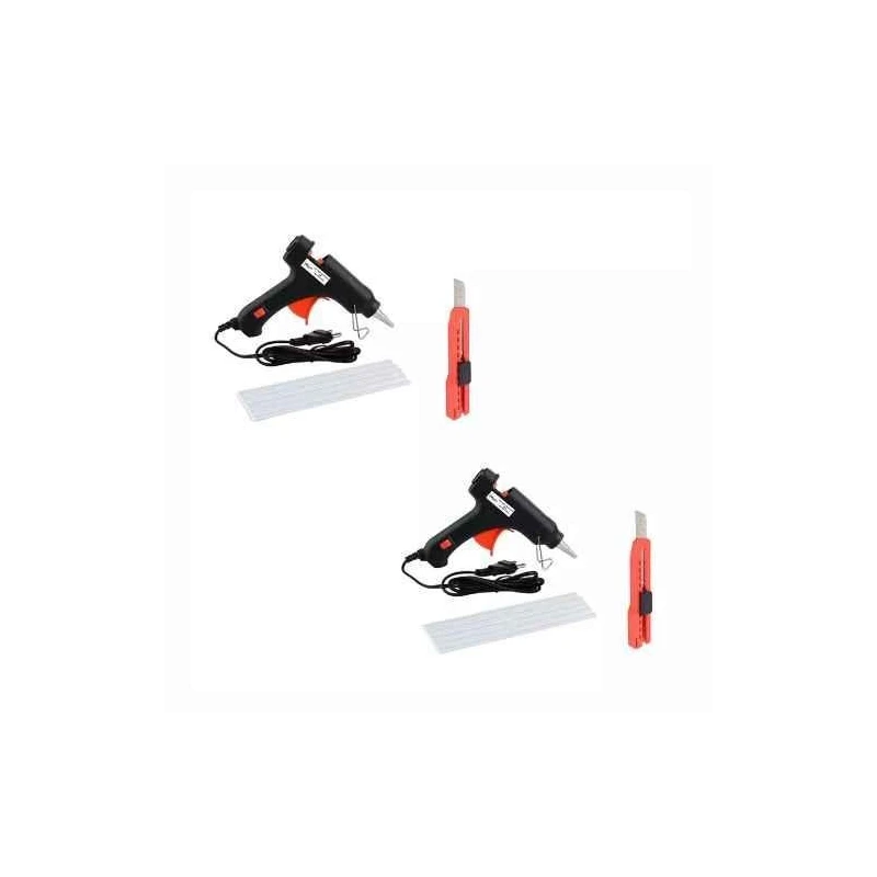 Hillgrove HGCM535 25W 7-in-1 Flat Tip Mobile Soldering Equipment Tool Glue Gun Kits & Digital Multimeter Combo image-1