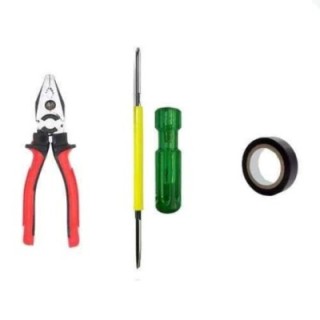 Hillgrove HGCM698 2-in-1 Multipurpose Screwdriver 8-Inch Combinational Plier & Electrical Tape Combo image-2