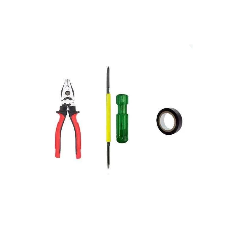 Hillgrove HGCM698 2-in-1 Multipurpose Screwdriver 8-Inch Combinational Plier & Electrical Tape Combo image-2