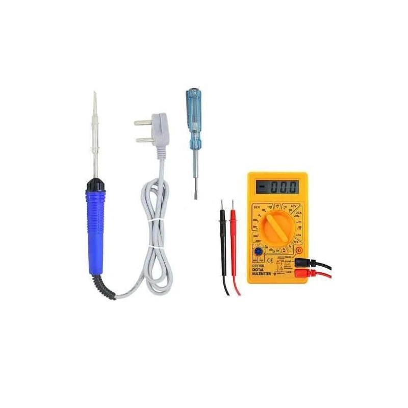 Hillgrove HGCM665 25W Soldering Iron Digital Multimeter & Line Tester Combo image-6