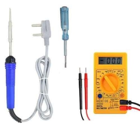 Hillgrove HGCM665 25W Soldering Iron Digital Multimeter & Line Tester Combo image-6