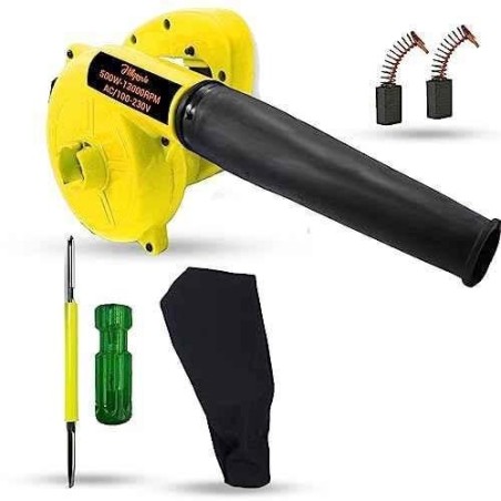 Hillgrove HGCM1052 800W Plastic Yellow Electric Air Blower with Carbon Brushes & 2-in-1 Screwdriver image-4