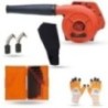 Hillgrove HGCM1121 800W Plastic Red Electric Air Blower with Carbon Brushes, Gloves & 9-Piece Allen Key