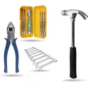 Hillgrove HGCM885 Curved Claw Hammer with 8-Inch Plier 5-in-1 Screwdriver & 8-Piece Double Open End Wrench Set image-2
