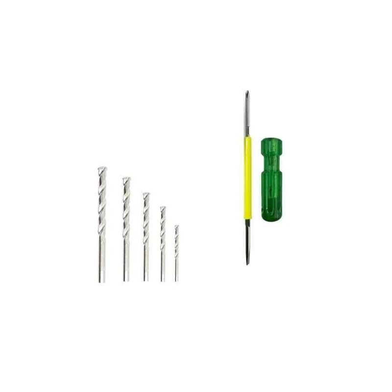 Hillgrove HGCM457M1 5-Piece Masonry Drill Bit Set with 2-in-1 Screwdriver image-4
