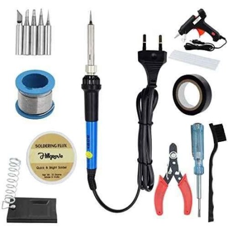 Hillgrove HG0118 10-in-1 Electronic Professional Mobile Soldering Tool Kits image-1