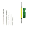 Hillgrove HGCM459M1 5-Piece HSS Drill Bit Set with 2-in-1 Screwdriver image-3