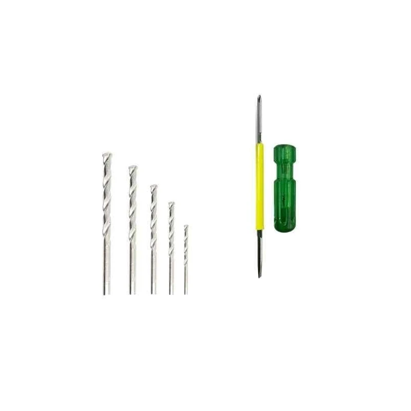 Hillgrove HGCM459M1 5-Piece HSS Drill Bit Set with 2-in-1 Screwdriver image-3