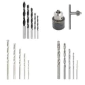 Hillgrove HGCM182M1 5 HSS 5 Masonry 5 Wood Drill Bits with 13mm Drill Chuck Combo image-6