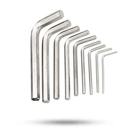 Hillgrove HGCM851 9-Piece Carbon Steel Full Hex Allen Key Set image-5