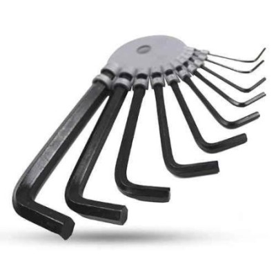 Hillgrove HGCM992 10-Piece Hex Allen Key Set for Bike Bicycle & Cycle image-2