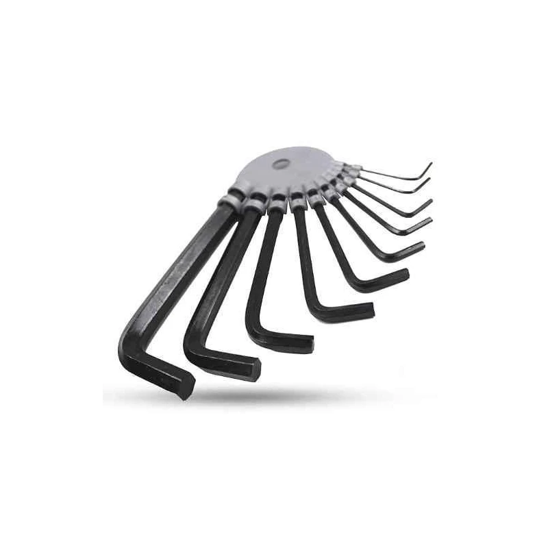 Hillgrove HGCM992 10-Piece Hex Allen Key Set for Bike Bicycle & Cycle image-2
