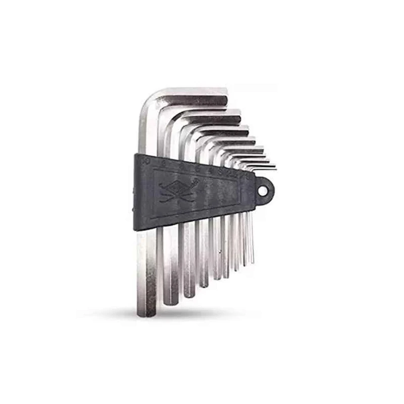 Hillgrove HGCM850 9-Piece Carbon Steel Full Hex Allen Key Set image-1