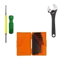 Hillgrove HGCM336M1 9-Piece Full Hex Allen Key Set with 8-Inch Adjustable Wrench & 2-in-1 Phillips Screwdriver image-1