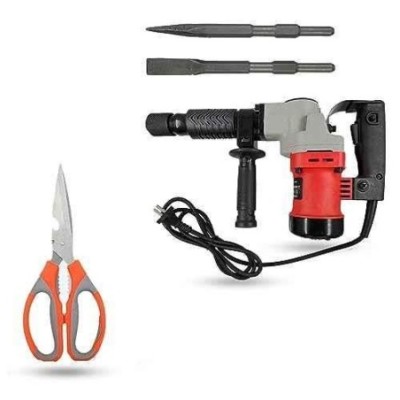 Hillgrove HGCM1389 1200W Demolition Hammer Concrete Breaker with 2 Bits & Scissor image-3