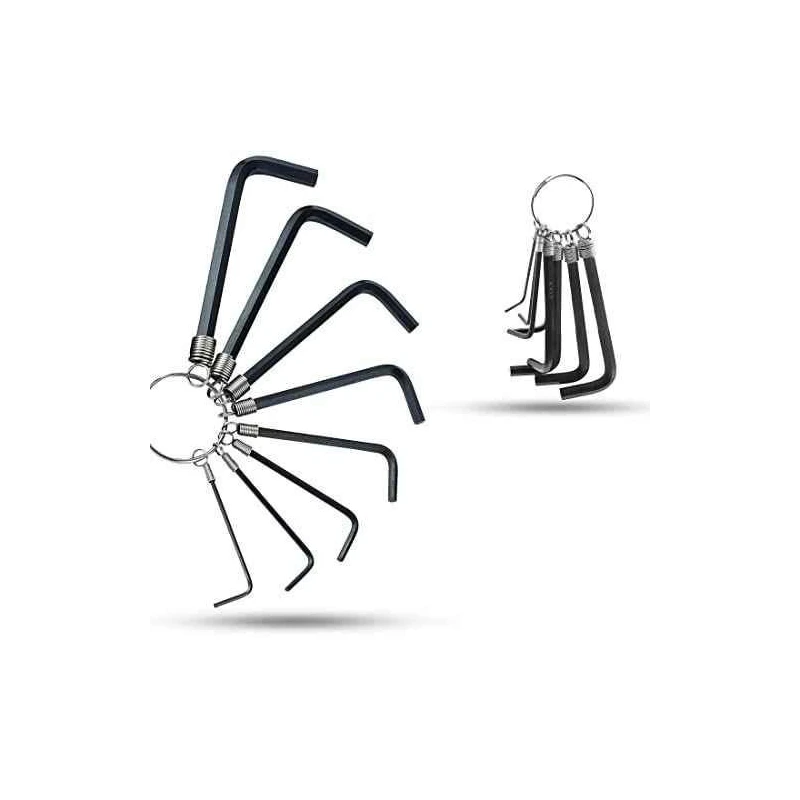 Hillgrove HGCM978 8-Piece Ring Hex Allen Key Set for Bike Bicycle & Cycle image-2