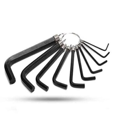 Hillgrove HGCM979 8-Piece Ring Hex Allen Key Set for Bike Bicycle & Cycle image-1