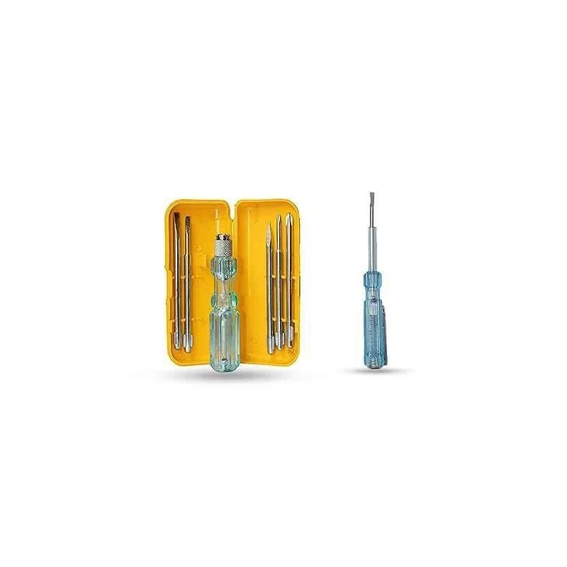 Hillgrove HGCM1265 5-in-1 Combination Screwdriver with Line Tester Set image-5