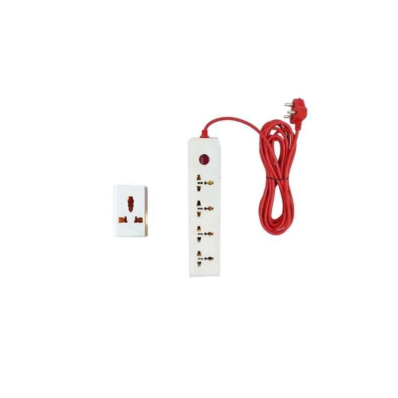 Hillgrove HGCM302M1 10A 4-Socket 1-Switch Power Extension Board with 3-Way Multi-Pin Socket image-3