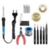 Hillgrove HG0108 7-in-1 Electronic Mobile Soldering Iron Equipment Tool Kits